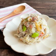 にんにく香るベーコンと里芋のほくほくサラダ*