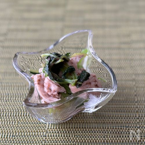 冬から春へ身体をリセット 三つ葉とささみの梅肉和え
