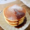 ふわもちっ【米粉のバナナきな粉パンケーキ】