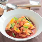 鶏むね肉と夏野菜のひんやりうまトマトだれ浸し♪夏バテしらず