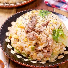 【豚たまレタス炒飯】やみつき♡夢中で食べちゃう炒飯！！
