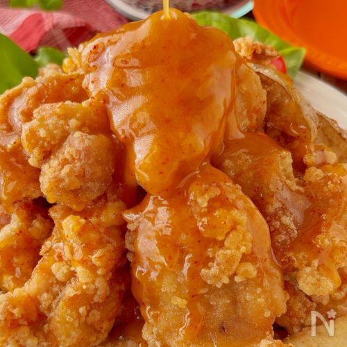 甘辛やみつき【ホットハニーバターチキン】フライドポテトも!