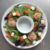 ソフトケールのリースサラダ。の工程5