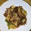 joe sanの作ってみた!投稿(キャベツと舞茸と牛こまのオイぽん味噌炒め)