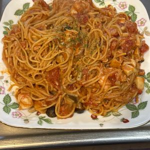 JOの作ってみた!投稿(【ツナとえびのトマトクリームパスタ】牛乳&ワンパンでお手軽♪)