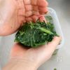 レンジで簡単】春菊と豆腐の中華風白あえの工程3