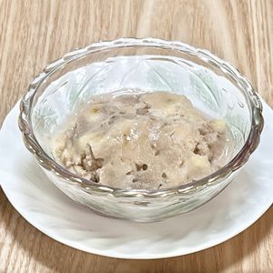 キャピタンの作ってみた!投稿(【やせるおやつ】材料二つ！もむだけバナナシャーベット)