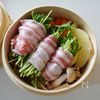 簡単♪豆苗の肉巻きと彩り野菜のせいろ蒸しの工程3