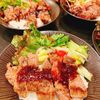 corichucoonの作ってみた!投稿(彩り野菜のステーキ丼)