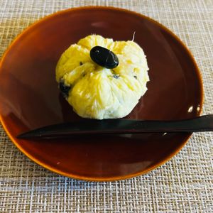 puricoの作ってみた!投稿(おせちにも♪レンジで簡単！黒豆りんごのクリームチーズきんとん)