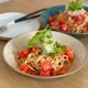 つるんと爽快！10分で完成！『トマツナおろし冷製パスタ』
