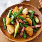 『春野菜のシンプル塩炒め』野菜の甘み♡手軽に1品♪