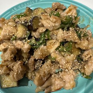 ずんの作ってみた!投稿(我が家の定番!【豚なすピーマンの甘味噌炒め 】)