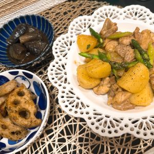 まーやんの作ってみた!投稿(鶏肉とじゃがいもの塩バター蒸し【#簡単#作り置き#お弁当】)
