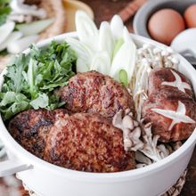 子供も喜ぶ！ハンバーグすき焼き