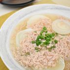 新玉ねぎの鶏ひき肉あんかけ
