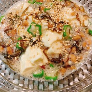 りんの作ってみた!投稿(【納豆もずく豆腐】さっぱりヘルシー！栄養満点◎)