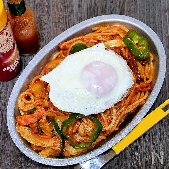 懐かし味のナポリタンスパゲッティー