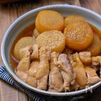 時間差調理でお肉柔らか！＊大根と鶏肉の煮物＊めんつゆ使用