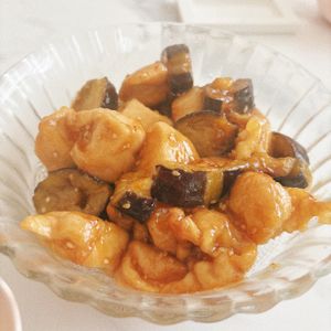 1153192の作ってみた!投稿(ポン酢で簡単☆『鶏もも肉となすのごまポン照り焼き』)