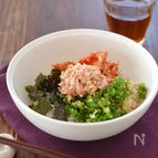 ツナキムチ丼