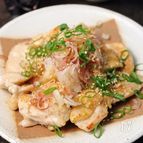 さっぱりヘルシー♪薬味たっぷり【鶏むねソテーのおろしポン酢】