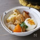 調味料２つでコク旨♪餅チーズ入りおでん