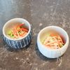 レンジでかんたん♩『枝豆とカニかまの茶碗蒸し』の工程1