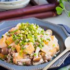 白だしだけで簡単おいしい♪和風な麻婆厚揚げ