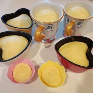 587187の作ってみた!投稿(フライパンで♪ふっくらチーズ蒸しパン)