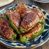 豆腐でふわっ《ピーマンの肉詰め♡照り焼きソース》