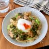 レンチンで完成！豚こま×温玉の韓国風スタミナうどんの工程3