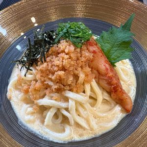 楽ラク手抜キッチン🐶🐾の作ってみた!投稿(夏にもさっぱり食べられる♪【 明太子クリームうどん 】)