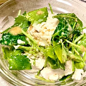 michuの作ってみた!投稿(【おいしくて止まらない】三つ葉と豆腐のごまだれサラダ)