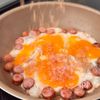 5分で完成！【潰し目玉焼き丼】の工程5