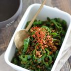 ご飯が止まらない！ ピーマン入り肉そぼろ