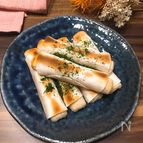 トースターで5分♪餃子の皮で【ちくチーズ巻き】