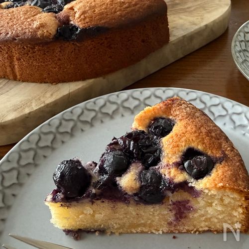 スウェーデン風ブルーベリーのケーキ