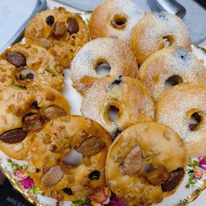 もんぶらん°・*:.。.☆の作ってみた!投稿(揚げない！HMで作る焼き豆腐ドーナッツ)