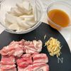 【豚バラ大根の甘辛照り煮】煮込まず味しみ♡の工程1