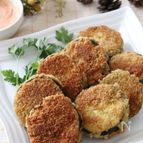 カリジュワトロッ♡カレー風味のとろなすフライオーロラソース