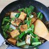 『小松菜と厚揚げの味噌そぼろ炒め』ごはんに合う!の工程5