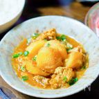 カルシウム補給に！さけ中骨水煮缶とじゃがいものカレー煮