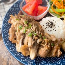 【作り置きにもピッタリ】舞茸と豚こま肉のさっぱり★ポン酢炒め