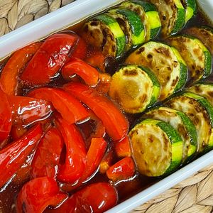 michuの作ってみた!投稿(【彩り野菜の焼き浸し】夏野菜で涼やかな簡単副菜♪)