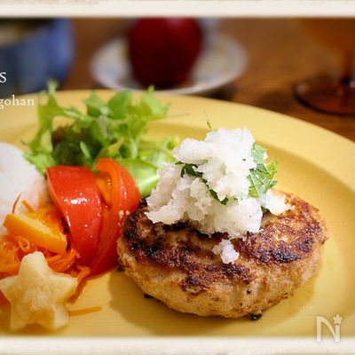 水切り不要、蓋もしない豆腐ハンバーグ