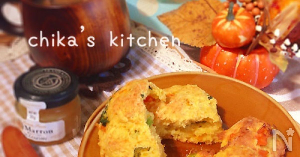 30分でお口にイン♪野菜とお豆腐のクイックブレッド♡
