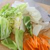 最高においしい！あさりと野菜のコンソメバタースープの工程1