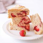 米粉とおからで作る♪苺スコーン