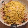 フライパン一つでできる♪ベーコンとほうれん草の和風パスタの工程3